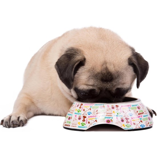 ZOOZ Pets Dog Bowls with Removable Stainless Steel Bowl - Officially Licensed Peanuts - Durable and Non-Toxic Material - 100% Melanin - Unique Designs - Various Sizes and Colours ZOOZ Pets Dog Bowls with Removable Stainless Steel Bowl - Officially Licensed Peanuts - Durable and Non-Toxic Material - 100% Melanin - Unique Designs - Various Sizes and Colours