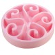 Zen-Kat Eat Slow Live Longer Round large rood Zen-Kat Eat Slow Live Longer Round large rood