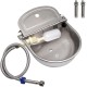 hzexun Automatic Drinking Fountain for Dogs 304 Stainless Steel Float Type Cattle Automatic Drinking Water Equipment hzexun Automatic Drinking Fountain for Dogs 304 Stainless Steel Float Type Cattle Automatic Drinking Water Equipment
