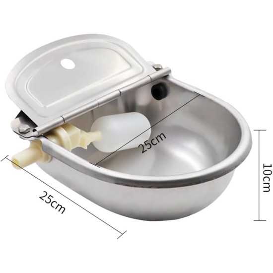 hzexun Automatic Drinking Fountain for Dogs 304 Stainless Steel Float Type Cattle Automatic Drinking Water Equipment hzexun Automatic Drinking Fountain for Dogs 304 Stainless Steel Float Type Cattle Automatic Drinking Water Equipment