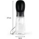 lionto Water Bottle for Dogs and Cats, 350 ml, Dog Drinking Bottle, Portable and Leak-Proof, Made of Food-Grade ABS Plastic with Locking, Dishwasher Safe, Perfect for Travel, Grey lionto Water Bottle for Dogs and Cats, 350 ml, Dog Drinking Bottle, Portable and Leak-Proof, Made of Food-Grade ABS Plastic with Locking, Dishwasher Safe, Perfect for Travel, Grey