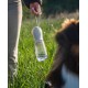 lionto Water Bottle for Dogs and Cats, 350 ml, Dog Drinking Bottle, Portable and Leak-Proof, Made of Food-Grade ABS Plastic with Locking, Dishwasher Safe, Perfect for Travel, Grey lionto Water Bottle for Dogs and Cats, 350 ml, Dog Drinking Bottle, Portable and Leak-Proof, Made of Food-Grade ABS Plastic with Locking, Dishwasher Safe, Perfect for Travel, Grey