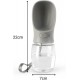lionto Water Bottle for Dogs and Cats, 500 ml, Dog Drinking Bottle, Portable and Leak-Proof, Made of Food-Grade ABS Plastic with Locking, Dishwasher Safe, Perfect for Travel, Grey lionto Water Bottle for Dogs and Cats, 500 ml, Dog Drinking Bottle, Portable and Leak-Proof, Made of Food-Grade ABS Plastic with Locking, Dishwasher Safe, Perfect for Travel, Grey
