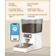 oneisall 3.5 L Automatic Cat Feeder, WiFi Intelligent Cat Food, App Control, 1-10 Meals a Day, Feeder for Cats/Dogs, with Stainless Steel Bowl oneisall 3.5 L Automatic Cat Feeder, WiFi Intelligent Cat Food, App Control, 1-10 Meals a Day, Feeder for Cats/Dogs, with Stainless Steel Bowl