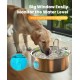 oneisall 7L Drinking Fountain for Dogs, Stainless Steel Dog Fountain with Large Viewing Window, Water Dispenser with LED Light, Ultralight Pump with Overload Protection, 5-Layer Filtration oneisall 7L Drinking Fountain for Dogs, Stainless Steel Dog Fountain with Large Viewing Window, Water Dispenser with LED Light, Ultralight Pump with Overload Protection, 5-Layer Filtration