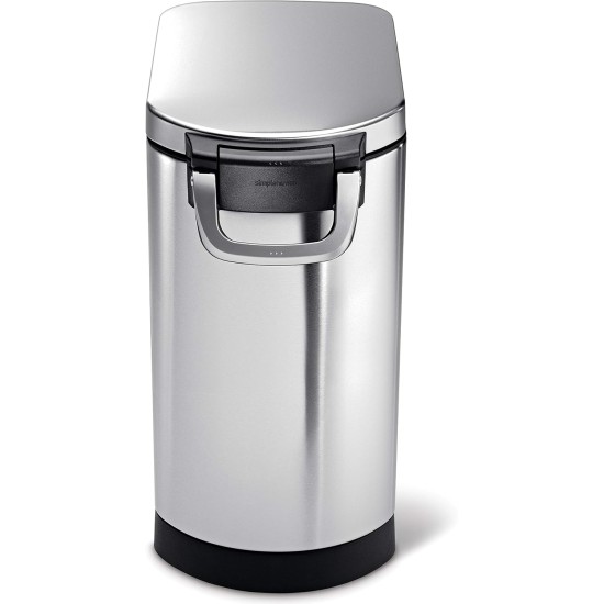 simplehuman CW1886 30L Pet Food Bin, Brushed Stainless Steel, W 26.4cm x H 59.0cm x D 46.1cm simplehuman CW1886 30L Pet Food Bin, Brushed Stainless Steel, W 26.4cm x H 59.0cm x D 46.1cm