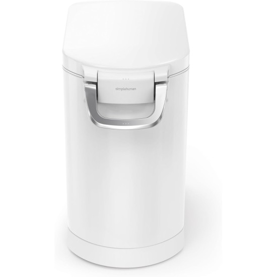 simplehuman CW1886 30L Pet Food Bin, Brushed Stainless Steel, W 26.4cm x H 59.0cm x D 46.1cm simplehuman CW1886 30L Pet Food Bin, Brushed Stainless Steel, W 26.4cm x H 59.0cm x D 46.1cm