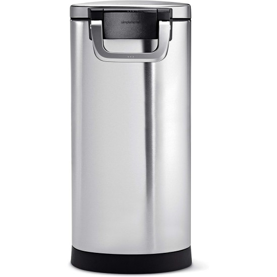 simplehuman CW1886 30L Pet Food Bin, Brushed Stainless Steel, W 26.4cm x H 59.0cm x D 46.1cm simplehuman CW1886 30L Pet Food Bin, Brushed Stainless Steel, W 26.4cm x H 59.0cm x D 46.1cm
