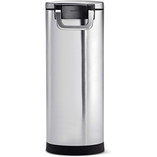 simplehuman CW1886 30L Pet Food Bin, Brushed Stainless Steel, W 26.4cm x H 59.0cm x D 46.1cm simplehuman CW1886 30L Pet Food Bin, Brushed Stainless Steel, W 26.4cm x H 59.0cm x D 46.1cm