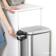 simplehuman CW1886 30L Pet Food Bin, Brushed Stainless Steel, W 26.4cm x H 59.0cm x D 46.1cm simplehuman CW1886 30L Pet Food Bin, Brushed Stainless Steel, W 26.4cm x H 59.0cm x D 46.1cm