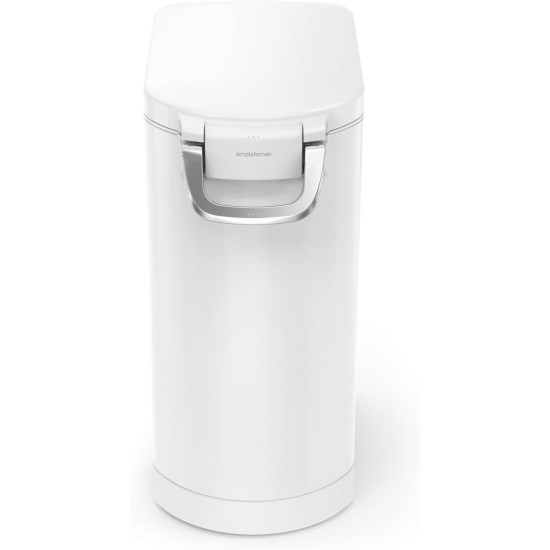simplehuman CW1886 30L Pet Food Bin, Brushed Stainless Steel, W 26.4cm x H 59.0cm x D 46.1cm simplehuman CW1886 30L Pet Food Bin, Brushed Stainless Steel, W 26.4cm x H 59.0cm x D 46.1cm