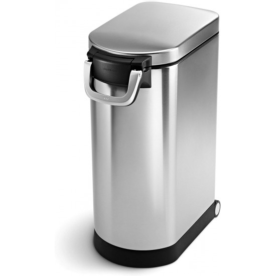 simplehuman Food Bin, Pet Food, Flour, Rice, Sugar, Charcoal or Bird Seed - 18 Kg simplehuman Food Bin, Pet Food, Flour, Rice, Sugar, Charcoal or Bird Seed - 18 Kg
