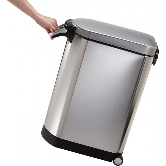 simplehuman Food Bin, Pet Food, Flour, Rice, Sugar, Charcoal or Bird Seed - 18 Kg simplehuman Food Bin, Pet Food, Flour, Rice, Sugar, Charcoal or Bird Seed - 18 Kg