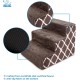 3-Step CertiPUR-US Certified Foam Pet Stairs/Steps, 18 x 15 x 13-Inch, Brown Lattice Print 3-Step CertiPUR-US Certified Foam Pet Stairs/Steps, 18 x 15 x 13-Inch, Brown Lattice Print