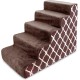 3-Step CertiPUR-US Certified Foam Pet Stairs/Steps, 18 x 15 x 13-Inch, Brown Lattice Print 3-Step CertiPUR-US Certified Foam Pet Stairs/Steps, 18 x 15 x 13-Inch, Brown Lattice Print
