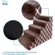 3-Step CertiPUR-US Certified Foam Pet Stairs/Steps, 18 x 15 x 13-Inch, Brown Lattice Print 3-Step CertiPUR-US Certified Foam Pet Stairs/Steps, 18 x 15 x 13-Inch, Brown Lattice Print