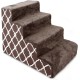 3-Step CertiPUR-US Certified Foam Pet Stairs/Steps, 18 x 15 x 13-Inch, Brown Lattice Print 3-Step CertiPUR-US Certified Foam Pet Stairs/Steps, 18 x 15 x 13-Inch, Brown Lattice Print