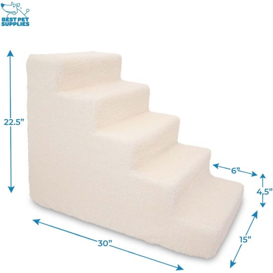 3-Step CertiPUR-US Certified Foam Pet Stairs/Steps, 18 x 15 x 13-Inch, Brown Lattice Print 3-Step CertiPUR-US Certified Foam Pet Stairs/Steps, 18 x 15 x 13-Inch, Brown Lattice Print