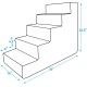 3-Step CertiPUR-US Certified Foam Pet Stairs/Steps, 18 x 15 x 13-Inch, Brown Lattice Print 3-Step CertiPUR-US Certified Foam Pet Stairs/Steps, 18 x 15 x 13-Inch, Brown Lattice Print
