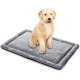 ALLISANDRO Dog Mat, Dog Blanket, Washable, Durable, 100 x 70 cm, Hygienic and Non-Slip, Square, Bones, Soft Dog Beds with Cuddly Plush for Dogs and Cats, Multicoloured ALLISANDRO Dog Mat, Dog Blanket, Washable, Durable, 100 x 70 cm, Hygienic and Non-Slip, Square, Bones, Soft Dog Beds with Cuddly Plush for Dogs and Cats, Multicoloured