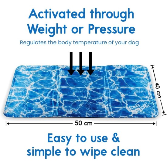All for Paws 8003 Chill Out – Cooling Mat for Dogs Medium,All For Paws Chill Out Refreshing Blanket, Size m, 50 x 40 cm All for Paws 8003 Chill Out – Cooling Mat for Dogs Medium,All For Paws Chill Out Refreshing Blanket, Size m, 50 x 40 cm