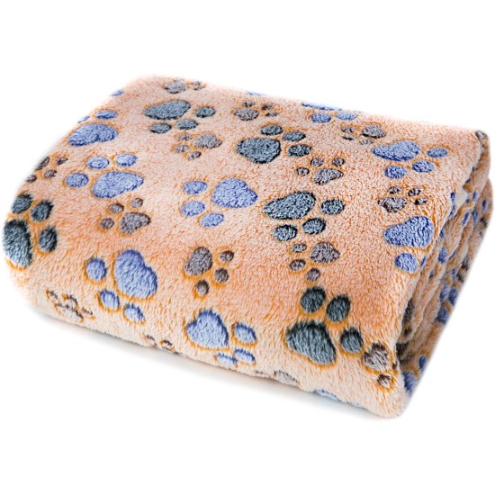 Allisandro Dog Blanket Fluffy Blanket 100 x 80 cm Super Soft and Warm Cat Blanket Cute Claw Print Large Coffee, 80x60cm Allisandro Dog Blanket Fluffy Blanket 100 x 80 cm Super Soft and Warm Cat Blanket Cute Claw Print Large Coffee, 80x60cm