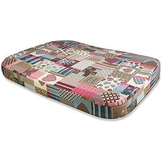 Arquivet Hearts and Stripes Mat 105 x 70 x 9 cm One Size Arquivet Hearts and Stripes Mat 105 x 70 x 9 cm One Size
