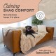 Best Friends by Sheri Calming Shag Dog Blanket for Large Dogs, Waterproof Coating, Taupe, 60" x 80" Best Friends by Sheri Calming Shag Dog Blanket for Large Dogs, Waterproof Coating, Taupe, 60" x 80"