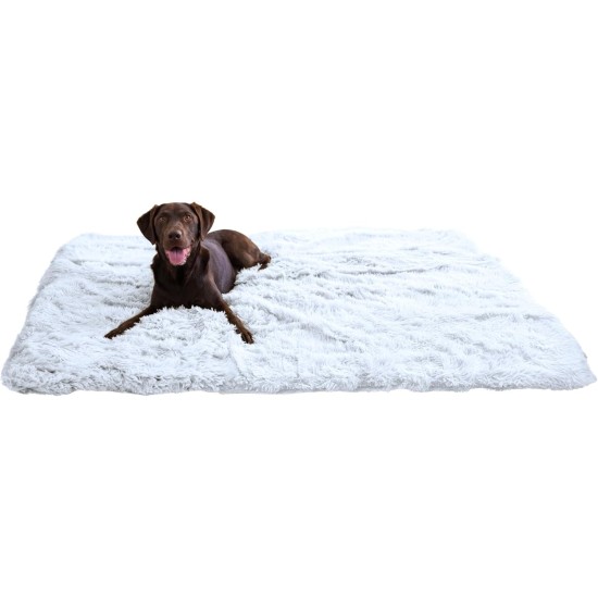 Best Friends by Sheri Calming Shag Dog Blanket for Large Dogs, Waterproof Coating, Taupe, 60" x 80" Best Friends by Sheri Calming Shag Dog Blanket for Large Dogs, Waterproof Coating, Taupe, 60" x 80"