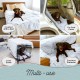 Best Friends by Sheri Calming Shag Dog Blanket for Large Dogs, Waterproof Coating, Taupe, 60" x 80" Best Friends by Sheri Calming Shag Dog Blanket for Large Dogs, Waterproof Coating, Taupe, 60" x 80"