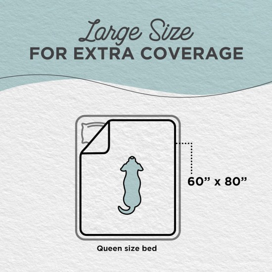 Best Friends by Sheri Calming Shag Dog Blanket for Large Dogs, Waterproof Coating, Taupe, 60" x 80" Best Friends by Sheri Calming Shag Dog Blanket for Large Dogs, Waterproof Coating, Taupe, 60" x 80"