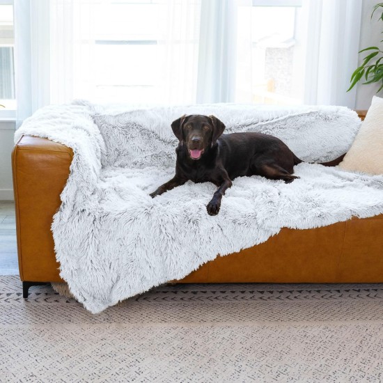 Best Friends by Sheri Calming Shag Dog Blanket for Large Dogs, Waterproof Coating, Taupe, 60" x 80" Best Friends by Sheri Calming Shag Dog Blanket for Large Dogs, Waterproof Coating, Taupe, 60" x 80"