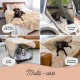 Best Friends by Sheri Calming Shag Dog Blanket for Large Dogs, Waterproof Coating, Taupe, 60" x 80" Best Friends by Sheri Calming Shag Dog Blanket for Large Dogs, Waterproof Coating, Taupe, 60" x 80"
