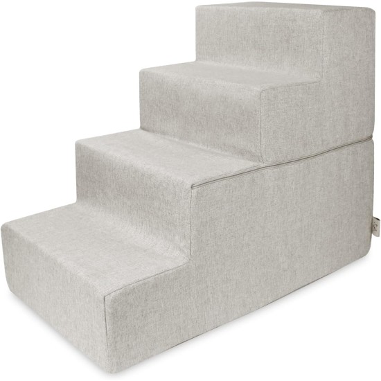 Best Pet Supplies Foldable Foam Pet Stairs for Small Dogs and Cats, Portable Ramp Stairs for Couch, Sofa and Bunk Bed Climbing, Non-Slip Balanced Indoor Support, Paw Proof - Best Pet Supplies Foldable Foam Pet Stairs for Small Dogs and Cats, Portable Ramp Stairs for Couch, Sofa and Bunk Bed Climbing, Non-Slip Balanced Indoor Support, Paw Proof -