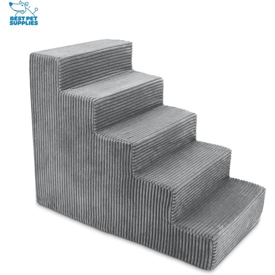 Best Pet Supplies Foldable Foam Pet Stairs for Small Dogs and Cats, Portable Ramp Stairs for Couch, Sofa and Bunk Bed Climbing, Non-Slip Balanced Indoor Support, Paw Proof - Best Pet Supplies Foldable Foam Pet Stairs for Small Dogs and Cats, Portable Ramp Stairs for Couch, Sofa and Bunk Bed Climbing, Non-Slip Balanced Indoor Support, Paw Proof -