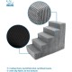 Best Pet Supplies Foldable Foam Pet Stairs for Small Dogs and Cats, Portable Ramp Stairs for Couch, Sofa and Bunk Bed Climbing, Non-Slip Balanced Indoor Support, Paw Proof - Best Pet Supplies Foldable Foam Pet Stairs for Small Dogs and Cats, Portable Ramp Stairs for Couch, Sofa and Bunk Bed Climbing, Non-Slip Balanced Indoor Support, Paw Proof -