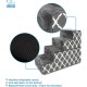 Best Pet Supplies Foldable Foam Pet Stairs for Small Dogs and Cats, Portable Ramp Stairs for Couch, Sofa and Bunk Bed Climbing, Non-Slip Balanced Indoor Support, Paw Proof - Best Pet Supplies Foldable Foam Pet Stairs for Small Dogs and Cats, Portable Ramp Stairs for Couch, Sofa and Bunk Bed Climbing, Non-Slip Balanced Indoor Support, Paw Proof -