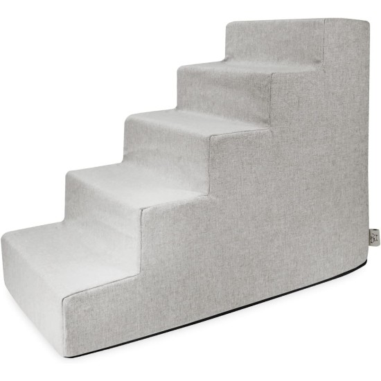 Best Pet Supplies Foldable Foam Pet Stairs for Small Dogs and Cats, Portable Ramp Stairs for Couch, Sofa and Bunk Bed Climbing, Non-Slip Balanced Indoor Support, Paw Proof - Best Pet Supplies Foldable Foam Pet Stairs for Small Dogs and Cats, Portable Ramp Stairs for Couch, Sofa and Bunk Bed Climbing, Non-Slip Balanced Indoor Support, Paw Proof -