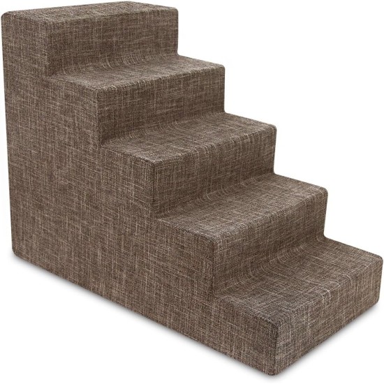 Best Pet Supplies Foldable Foam Pet Stairs for Small Dogs and Cats, Portable Ramp Stairs for Couch, Sofa and Bunk Bed Climbing, Non-Slip Balanced Indoor Support, Paw Proof - Best Pet Supplies Foldable Foam Pet Stairs for Small Dogs and Cats, Portable Ramp Stairs for Couch, Sofa and Bunk Bed Climbing, Non-Slip Balanced Indoor Support, Paw Proof -