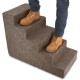 Best Pet Supplies Foldable Foam Pet Stairs for Small Dogs and Cats, Portable Ramp Stairs for Couch, Sofa and Bunk Bed Climbing, Non-Slip Balanced Indoor Support, Paw Proof - Best Pet Supplies Foldable Foam Pet Stairs for Small Dogs and Cats, Portable Ramp Stairs for Couch, Sofa and Bunk Bed Climbing, Non-Slip Balanced Indoor Support, Paw Proof -