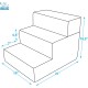 Best Pet Supplies Foldable Foam Pet Stairs for Small Dogs and Cats, Portable Ramp Stairs for Couch, Sofa and Bunk Bed Climbing, Non-Slip Balanced Indoor Support, Paw Proof - Best Pet Supplies Foldable Foam Pet Stairs for Small Dogs and Cats, Portable Ramp Stairs for Couch, Sofa and Bunk Bed Climbing, Non-Slip Balanced Indoor Support, Paw Proof -