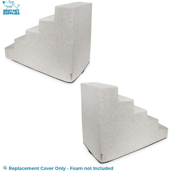 Best Pet Supplies Foldable Foam Pet Stairs for Small Dogs and Cats, Portable Ramp Stairs for Couch, Sofa and Bunk Bed Climbing, Non-Slip Balanced Indoor Support, Paw Proof - Best Pet Supplies Foldable Foam Pet Stairs for Small Dogs and Cats, Portable Ramp Stairs for Couch, Sofa and Bunk Bed Climbing, Non-Slip Balanced Indoor Support, Paw Proof -