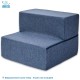 Best Pet Supplies Foldable Foam Pet Stairs for Small Dogs and Cats, Portable Ramp Stairs for Couch, Sofa and Bunk Bed Climbing, Non-Slip Balanced Indoor Support, Paw Proof - Best Pet Supplies Foldable Foam Pet Stairs for Small Dogs and Cats, Portable Ramp Stairs for Couch, Sofa and Bunk Bed Climbing, Non-Slip Balanced Indoor Support, Paw Proof -