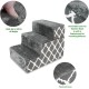 Best Pet Supplies Foldable Foam Pet Stairs for Small Dogs and Cats, Portable Ramp Stairs for Couch, Sofa and Bunk Bed Climbing, Non-Slip Balanced Indoor Support, Paw Proof - Best Pet Supplies Foldable Foam Pet Stairs for Small Dogs and Cats, Portable Ramp Stairs for Couch, Sofa and Bunk Bed Climbing, Non-Slip Balanced Indoor Support, Paw Proof -