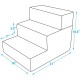 Best Pet Supplies Foldable Foam Pet Stairs for Small Dogs and Cats, Portable Ramp Stairs for Couch, Sofa and Bunk Bed Climbing, Non-Slip Balanced Indoor Support, Paw Proof - Best Pet Supplies Foldable Foam Pet Stairs for Small Dogs and Cats, Portable Ramp Stairs for Couch, Sofa and Bunk Bed Climbing, Non-Slip Balanced Indoor Support, Paw Proof -