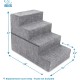 Best Pet Supplies Foldable Foam Pet Stairs for Small Dogs and Cats, Portable Ramp Stairs for Couch, Sofa and Bunk Bed Climbing, Non-Slip Balanced Indoor Support, Paw Proof - Best Pet Supplies Foldable Foam Pet Stairs for Small Dogs and Cats, Portable Ramp Stairs for Couch, Sofa and Bunk Bed Climbing, Non-Slip Balanced Indoor Support, Paw Proof -