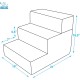 Best Pet Supplies Foldable Foam Pet Stairs for Small Dogs and Cats, Portable Ramp Stairs for Couch, Sofa and Bunk Bed Climbing, Non-Slip Balanced Indoor Support, Paw Proof - Best Pet Supplies Foldable Foam Pet Stairs for Small Dogs and Cats, Portable Ramp Stairs for Couch, Sofa and Bunk Bed Climbing, Non-Slip Balanced Indoor Support, Paw Proof -