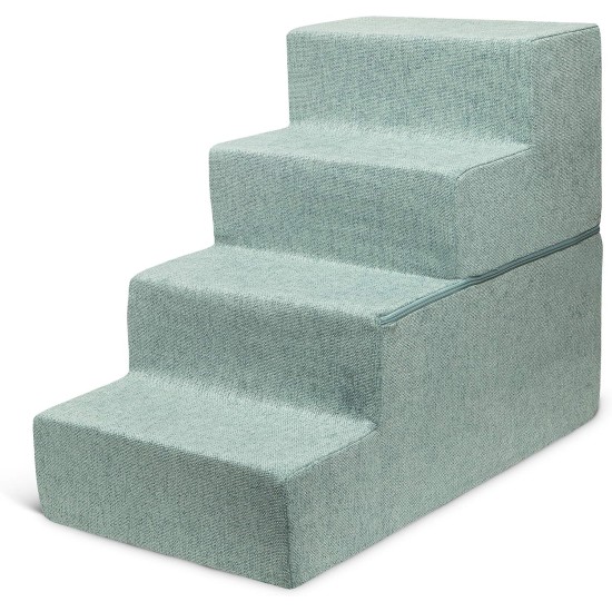 Best Pet Supplies Foldable Foam Pet Stairs for Small Dogs and Cats, Portable Ramp Stairs for Couch, Sofa and Bunk Bed Climbing, Non-Slip Balanced Indoor Support, Paw Proof - Best Pet Supplies Foldable Foam Pet Stairs for Small Dogs and Cats, Portable Ramp Stairs for Couch, Sofa and Bunk Bed Climbing, Non-Slip Balanced Indoor Support, Paw Proof -