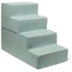 Best Pet Supplies Foldable Foam Pet Stairs for Small Dogs and Cats, Portable Ramp Stairs for Couch, Sofa and Bunk Bed Climbing, Non-Slip Balanced Indoor Support, Paw Proof - Best Pet Supplies Foldable Foam Pet Stairs for Small Dogs and Cats, Portable Ramp Stairs for Couch, Sofa and Bunk Bed Climbing, Non-Slip Balanced Indoor Support, Paw Proof -