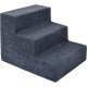 Best Pet Supplies Foldable Foam Pet Stairs for Small Dogs and Cats, Portable Ramp Stairs for Couch, Sofa and Bunk Bed Climbing, Non-Slip Balanced Indoor Support, Paw Proof - Best Pet Supplies Foldable Foam Pet Stairs for Small Dogs and Cats, Portable Ramp Stairs for Couch, Sofa and Bunk Bed Climbing, Non-Slip Balanced Indoor Support, Paw Proof -